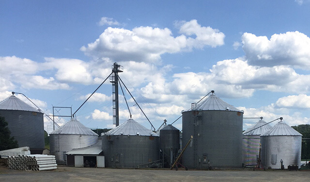 Grain bins